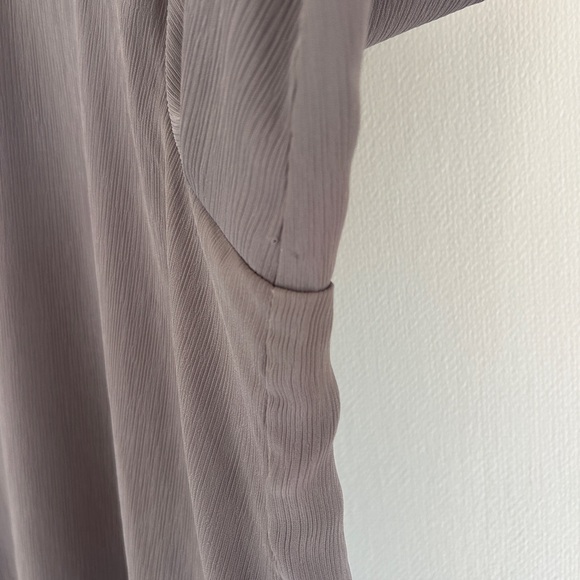 SOFT SURROUNDINGS Asymmetric Mayfair Tunic Top Lagenlook Boho Art Wear Gray Sz L - Picture 9 of 15